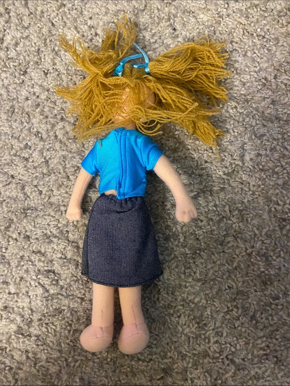 2002 Groovy Girls Tomika plush rag doll by Manhattan Toy and Friend.